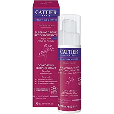 Afbeelding van Cattier 4377 Nachtcreme Kalmerend Gevoelige Huid, 50 Ml,crèmetinten