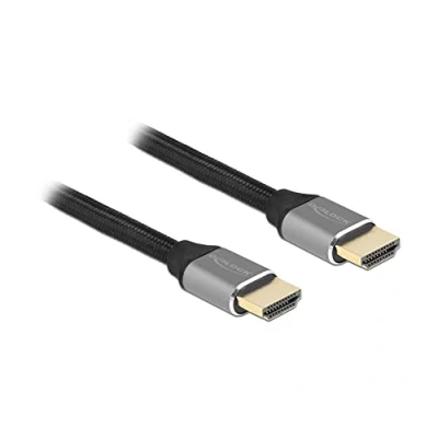Afbeelding van Delock Ultra High Speed HDMI Cable 48 Gbps 8K 60 Hz grey 1 m certified
