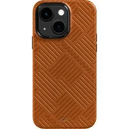 Afbeelding van MOTIF iPhone 14 Max 6.7&quot; hoesje Bruin (Strepen)