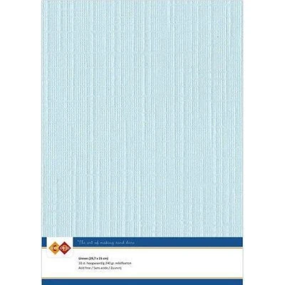 Afbeelding van A4 Babyblauw Linnenkarton 10 stuks