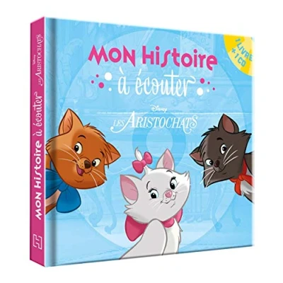 Afbeelding van Les Aristochats Mon histoire à écouter L&#039;histoire du film Livre CD Disney: