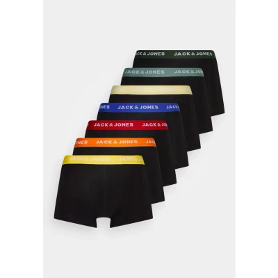 Afbeelding van Jack &amp; Jones Jacvito Solid Trunks 7 PACK Boxerbriefs, Heren, Maat: Large, Black