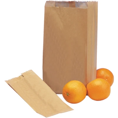 Afbeelding van Klika Zak Fruitzak Papier Nr. 1 14/ 8x25.5cm bruin 10 kg