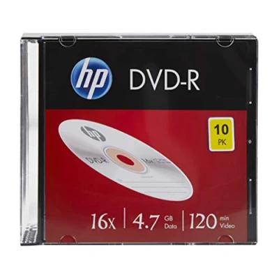 Afbeelding van HP DME00085 DVD R disc 4.7 GB 10 stuk(s) Slimcase