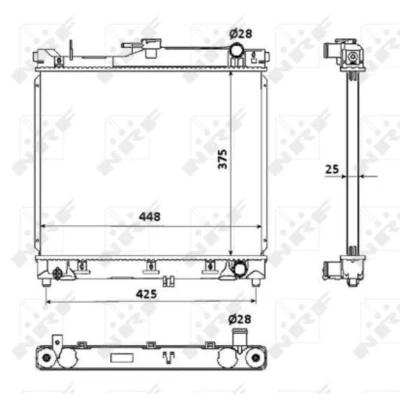 Afbeelding van Radiateur NRF 53930