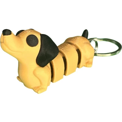 Afbeelding van Flexi Tekkel sleutelhanger 8 cm