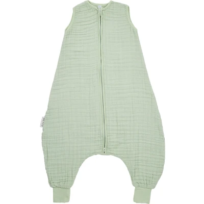 Afbeelding van Meyco hydrofiele baby zomer slaapoverall jumper Soft green