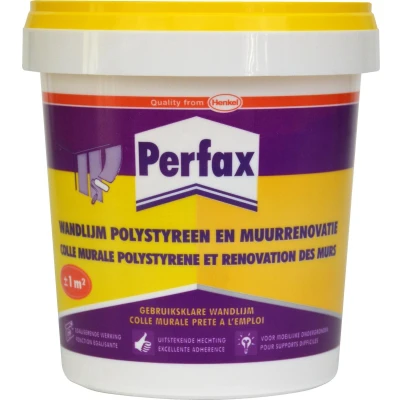 Afbeelding van 12x Perfax Muurrenovatie en Polystyreen Wandlijm 0.925 Kg Behanglijm