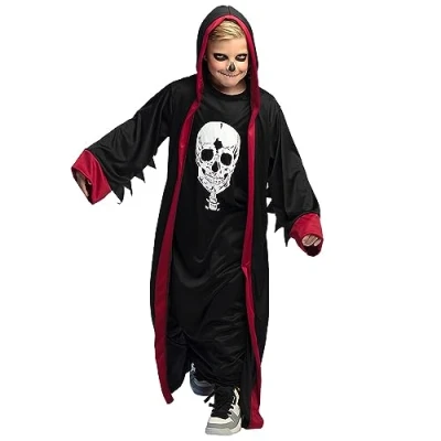 Afbeelding van Boland Kostuum Crypt master (7 9 jr) Kinderen Grim Reaper Halloween verkleedkleding Horror