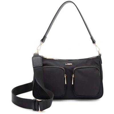 Afbeelding van L.CREDI schoudertas Penelope Crossbody Bag Black zwart