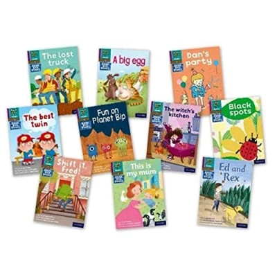 Afbeelding van Read Write Inc Phonics Set 2 Purple Book Bag Books Pack of 10