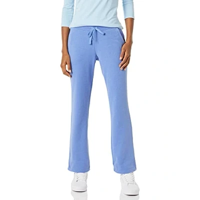 Afbeelding van Amazon Essentials Fleece joggingbroek met rechte pijpen voor dames (verkrijgbaar in grote maten), blauw, XXL