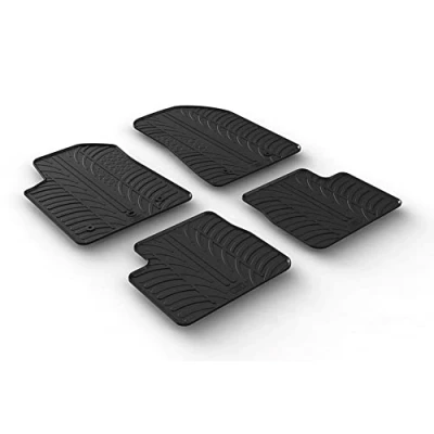 Afbeelding van Gledring Rubbermatten passend voor Alfa Romeo Giulietta 2014 (T profiel 4 delig + montageclips)