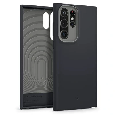 Afbeelding van Caseology Nano Pop Hoesje Compatibel met Samsung Galaxy S22 Ultra 5G Black Sesame