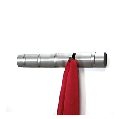 Afbeelding van Umbra Wandkapstok Flip 5 Haken Inklapbaar Nikkel 51x6x3cm