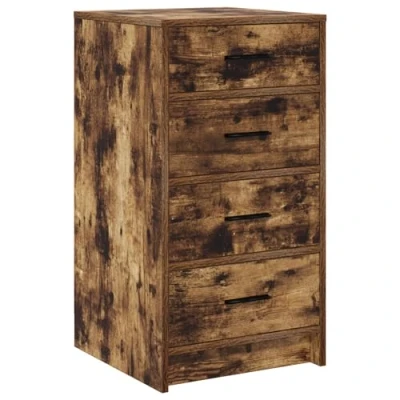 Afbeelding van vidaXL Gerookt Eiken Hout Medium Rustieke Dressoir Rechthoekig