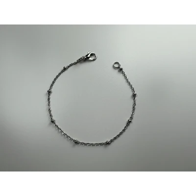 Afbeelding van Armband Zilver Bolletjes 2,5 mm 17 + 2 cm