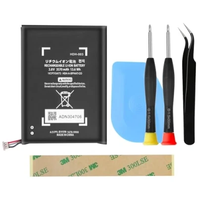 Afbeelding van OnlyTech Reservebatterij HDH 003 voor Nintendo Switch Lite (HDH 001) met gereedschapsset