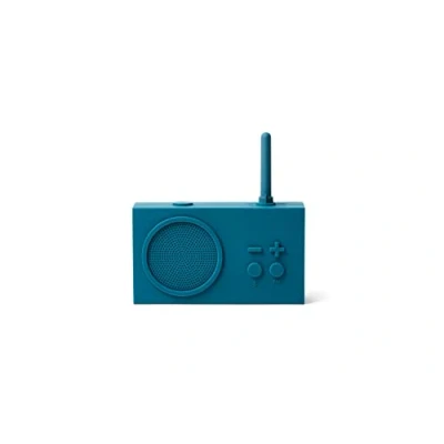 Afbeelding van Lexon Tykho 3 badkamerradio Blauw Bluetoothspeaker