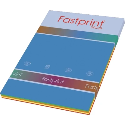 Afbeelding van Kopieerpapier Fastprint A4 80gr 5 felle kleuren 250vel