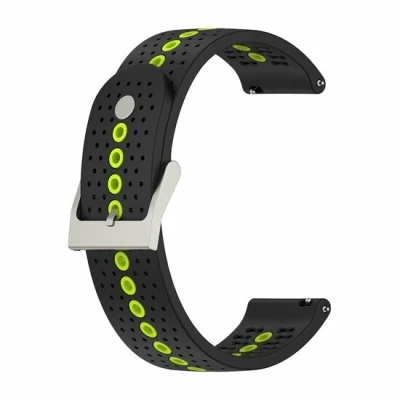 Afbeelding van Garmin Vivoactive 5 / 3 Dot Pattern bandje Zwart met geel