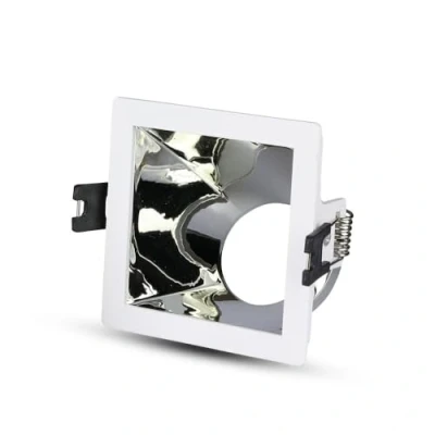 Afbeelding van V tac Inbouwspot Vt 875 8,5 Cm Gu10 Aluminium Wit/chroom