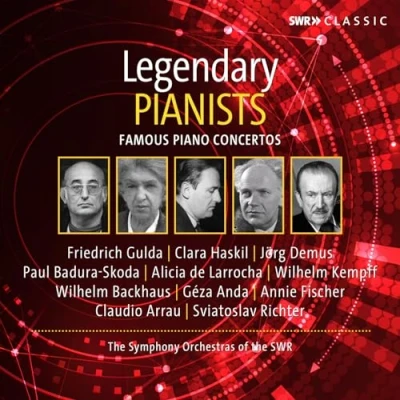 Afbeelding van Clara Haskil, Paul Badura Skoda, Claudio Arrau Legendary Pianists (10 CD)