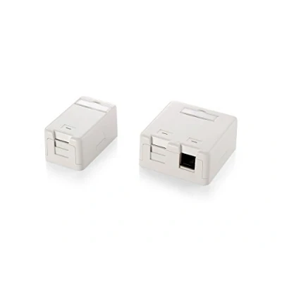 Afbeelding van Equip 125122 Surface Mounted Keystone Box for 2 Jacks, white