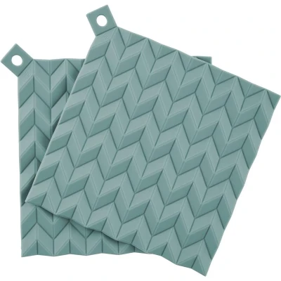 Afbeelding van Pannenlap Rig Tig Hold On Dusty Green (2 Delig)