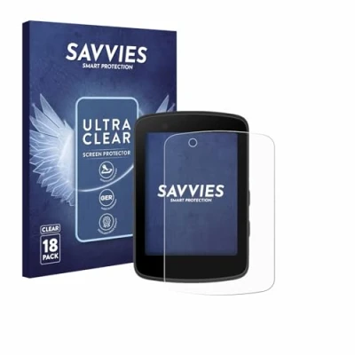 Afbeelding van Savvies Screenprotector voor Bryton Rider 650 Folie Beschermfolie transparant (18 Stuks)