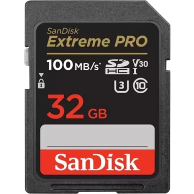 Afbeelding van Sandisk SDHC geheugenkaart 32GB ExtremePro U3