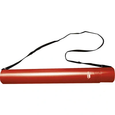 Afbeelding van Liderpapel Kunststof platte houder diameter 6 cm uittrekbaar tot 80 rood