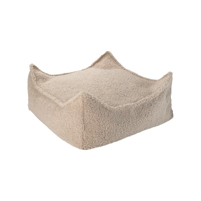 Afbeelding van Wigiwama Teddy Square Ottoman / Poef 80x70x50cm Biscuit