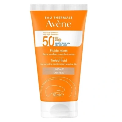Afbeelding van Zonnebrandcrème met Kleur Avene Tinted Fluid SPF50+ (50 ml)