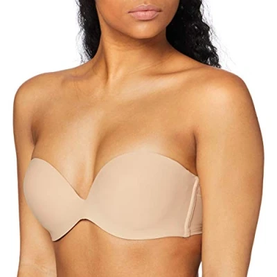 Afbeelding van Triumph Stepy SOFT Strapless BH, Dames, Maat: 80E, Smooth skin