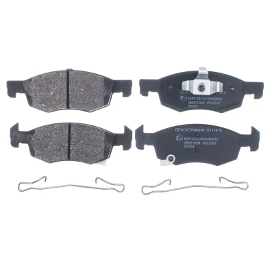 Afbeelding van DENCKERMANN B111419 Remblokkenset Vooras Met akoestische slijtagewaarschuwing OPEL: Corsa E Hatchback (X15) 1.0, 1.2, 1.4, 1.4 Turbo, 1.3 CDTI