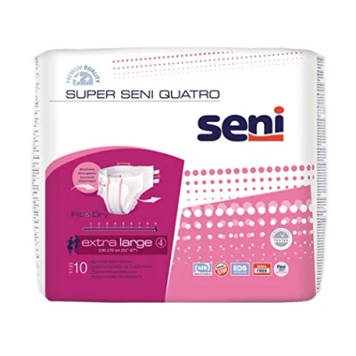 Afbeelding van 6x Super Seni Quatro Extra Large a10 B01JA5NT3K Packung (10 Stück)