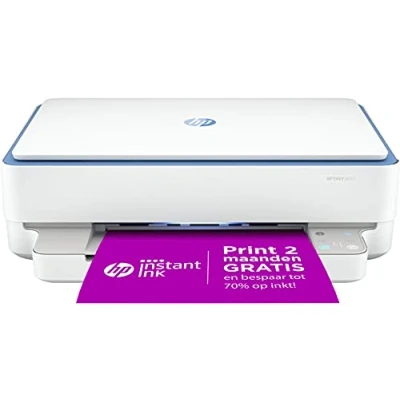 Afbeelding van HP ENVY 6010 All in One, Draadloze Wifi kleuren inktjet printer voor thuis (Afdrukken, kopiëren, scannen) Inclusief 2 maanden Instant Ink