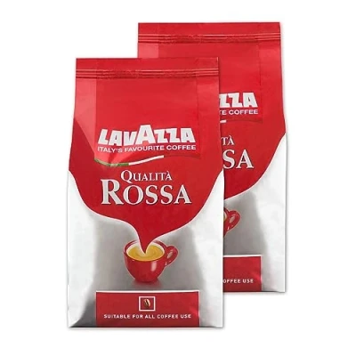 Afbeelding van Lavazza Koffie Qualita Rossa, hele Bonen, Bonenkoffie, Pak van 2, 2 x 1000g