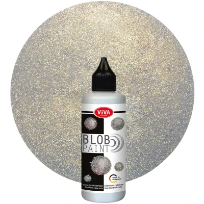 Afbeelding van Blob Paint, Silber Glitter