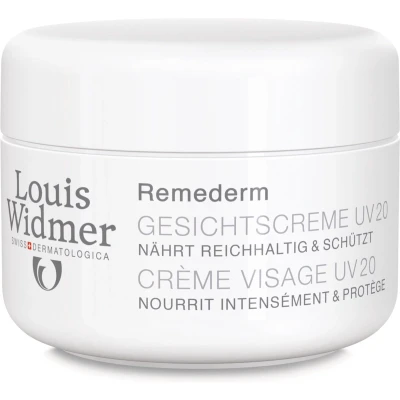 Afbeelding van Louis Widmer Remederm Gezichtscrème UV20 Geparfumeerd 50ml
