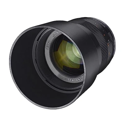 Afbeelding van Samyang MF 85 mm F1.8 ED UMC CS MFT handmatige lens met vaste brandpuntsafstand voor aansluiting, beeldhoek 14,7, 62 filterdraad, veel Panasonic en Olympus camera&#039;s, ideaal
