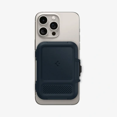 Afbeelding van Spigen MagSafe Card Holder Lock Fit (MagFit) Zwart