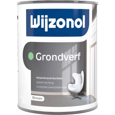 Afbeelding van Wijzonol Grondverf Op Terpentinebasis 0,5 Liter Kleur Gemengd