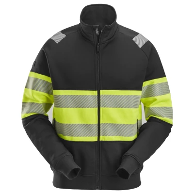 Afbeelding van Snickers 2834 High Vis Klasse 1, Jack met Rits Zwart/High Visibility Geel