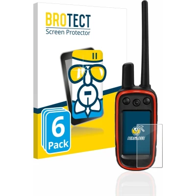 Afbeelding van BROTECT Screenprotector voor Garmin Alpha 100 Folie Beschermfolie Beschermglas transparant (6 Stuks)