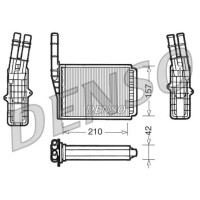 Afbeelding van DENSO DRR23013 Warmtewisselaar