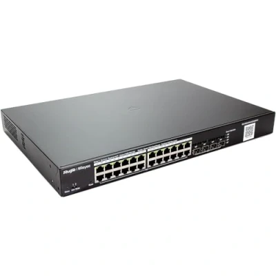 Afbeelding van Ruijie Reyee 28 Port Gigabit Layer 2 Managed PoE Switch RG NBS3100 24GT4SFP P