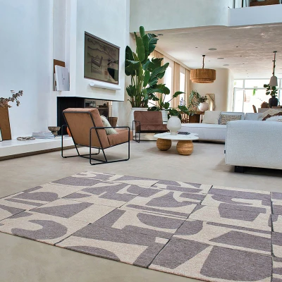 Afbeelding van Modern vloerkleed Papercut String 9366 240x340cm Louis de Poortere