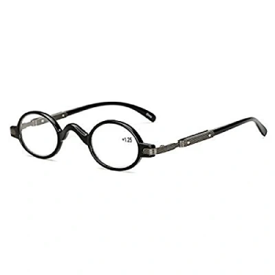Afbeelding van EgBert Hd Anti vermoeidheid Leesbril Pc Zwart Rond Frame Hars Lens Presbyopie Bril 1.5